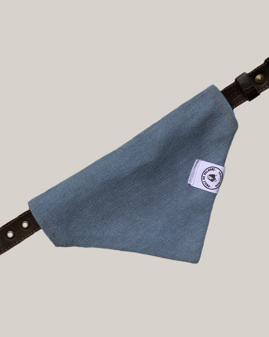 Bandana Chien Jean - Fait Main France