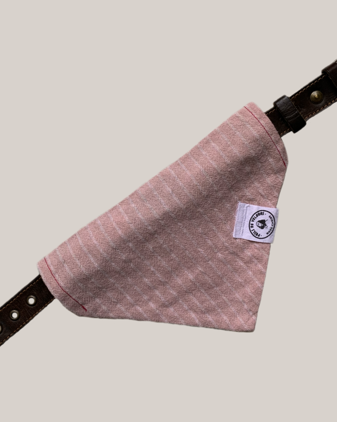 Bandana Chien Rose - Fait Main France