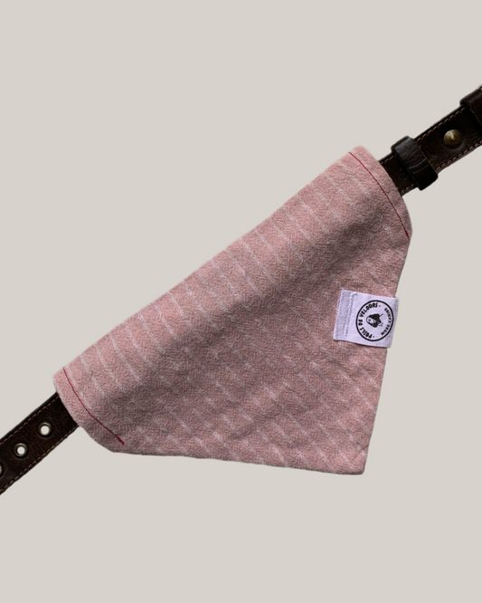 Bandana Chien Rose - Fait Main France